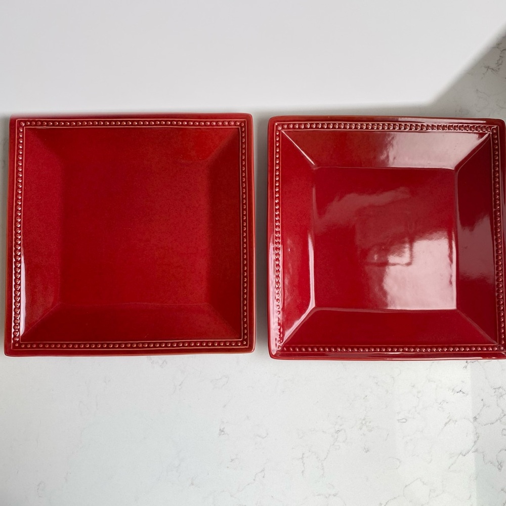 Pier 1 Imports Spice Route Paprika Square Plates